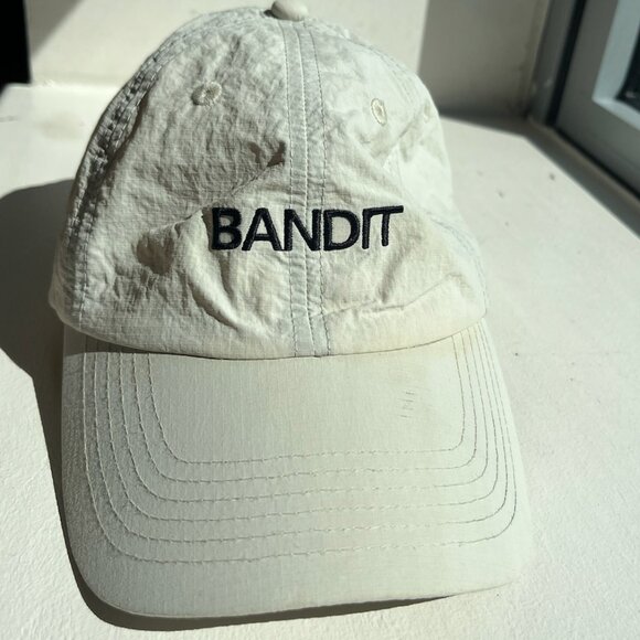 BANDIT RUNNING NYLON OFF-WHITE DAD HAT - Picture 1 of 3